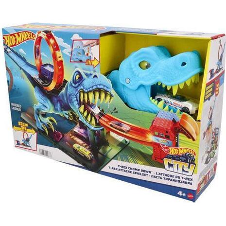 Πίστα Hot Wheels City T-Rex Chomp Down (HKX42)
