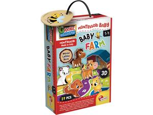 Montessori Baby Wood Baby Farm (820-96886)