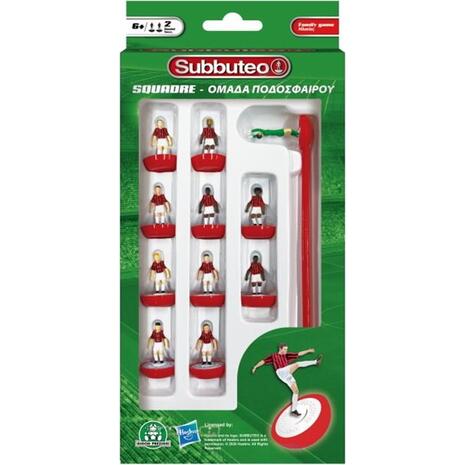 Ομάδα ποδοσφαίρου Subbuteo σε διάφορα σχέδια