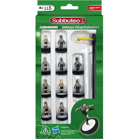Ομάδα ποδοσφαίρου Subbuteo σε διάφορα σχέδια