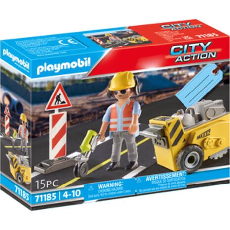 Playmobil City Action Οδικά Έργα (71185)