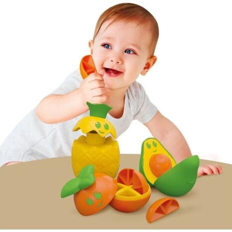 Baby Clementoni Play For Future Βρεφικό Παιχνίδι Σετ Φρούτων Για 12-36 Μηνών