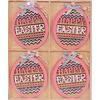 Αυγό διακοσμητικό "Happy Easter" 6,5x8cm ροζ