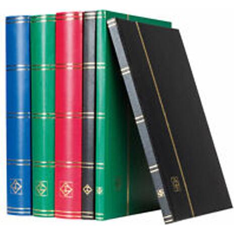 Αλμπουμ γραμματοσήμων Basic Α4 (230x305mm) με 32 μαύρες σελίδες πράσινο
