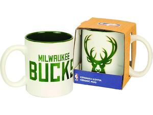 Κούπα κεραμική BMU NBA MILWAKEE BUCKS WHITE (558-54107)
