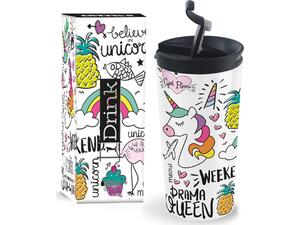 Kούπα θερμός i drink id0205 travel mug 350ml unicorn