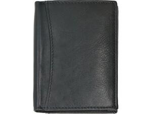 Δερμάτινo πορτοφόλι Polo RFID μαύρο 12x2x9.5cm (01A2810A)