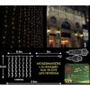 100 Χριστουγεννιάτικα Λαμπάκια LED XMASfest πολύχρωμα 0.9m x 80cm τύπου Κουρτίνα δεν περιέχεται ο μετασχηματιστής (93-2575)