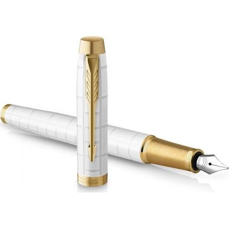 Σετ κασετίνα δώρου Parker Πένα I.M. Premium Pearl GT Fpen M + notebook