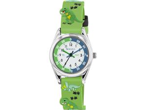 Ρολόι παιδικό Tikkers Time Teacher Green Strap Dinosaur (TK0207)