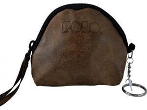 Πορτοφολάκι με φερμουάρ POLO Mini Dark Brown-Σκούρο Καφέ (938004-7900)