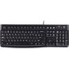 Ενσύρματο Πληκτρολόγιο Logitech K120 Keyboard GR Black