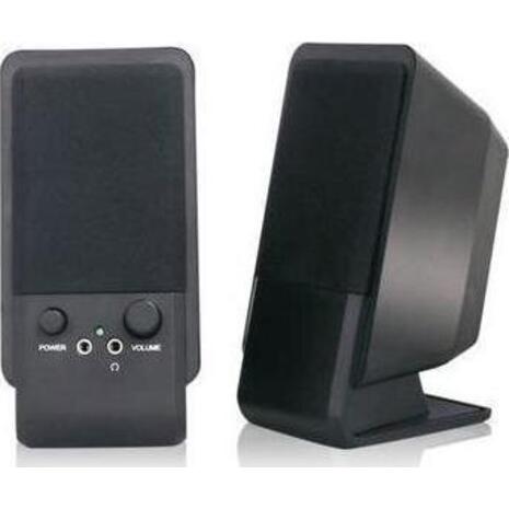 Ηχεία υπολογιστή MediaRange 2,0 Compact Desktop Black MROS352