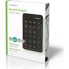 Eνσύρματο πληκτρολόγιο Nedis αριθμητικό Portable KBNM100BK