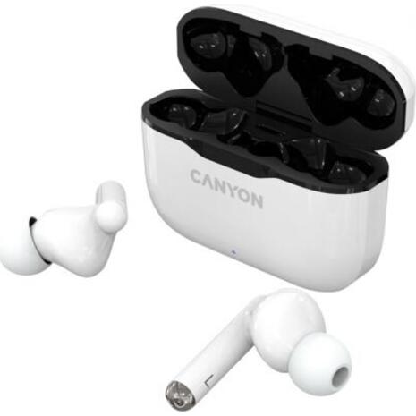 Ακουστικά Ασύρματα Canyon True wireless stereo headset TWS-3 White - CNE-CBTHS3W