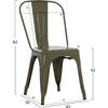 ΚΑΡΕΚΛΑ ΜΕΤΑΛΛΙΚΗ MELITA-PRO HM8641.43 ΣΕ DARK OLIVE GREEN 44x47x84.5Υεκ.