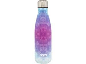 Μπουκάλι θερμός Polo Stainless Steel 500ml Ροζ/γαλάζιο
