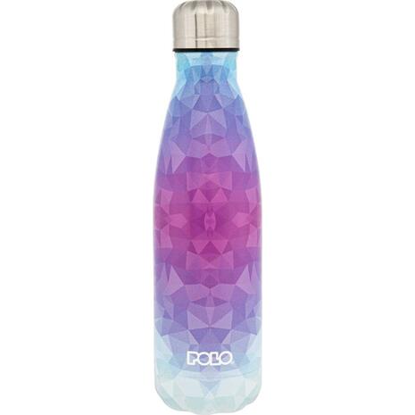Μπουκάλι θερμός Polo Stainless Steel 500ml Ροζ/γαλάζιο