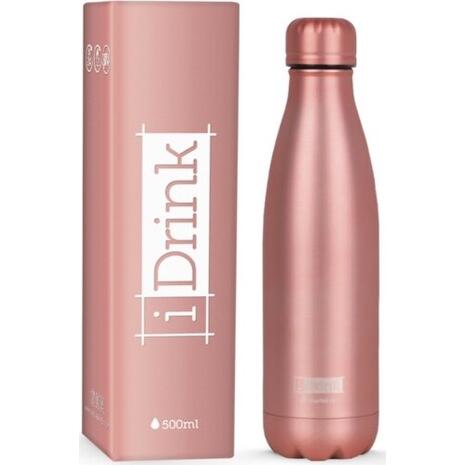 Μπουκάλι θερμός i-Drink ID0020 Therm Bottle 500ml Mat Rose