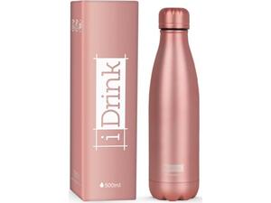 Μπουκάλι θερμός i-Drink ID0020 Therm Bottle 500ml Mat Rose