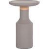 ΒΟΗΘΗΤΙΚΟ ΤΡΑΠΕΖΙ TRED(T) HM18169.03 FIBER CEMENT ΓΚΡΙ-ΦΥΣΙΚΟ RATTAN--Φ40x61Υεκ.
