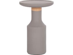ΒΟΗΘΗΤΙΚΟ ΤΡΑΠΕΖΙ TRED(T) HM18169.03 FIBER CEMENT ΓΚΡΙ-ΦΥΣΙΚΟ RATTAN--Φ40x61Υεκ.