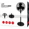 Ανεμιστήρας Life Ostro Dark 16''