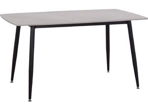 ΤΡΑΠΕΖΙ RAVEN HM18149.13 ΚΕΡΑΜΙΚΟ TOP ΜΕ ΟΨΗ ΓΚΡΙ ΜΑΡΜΑΡΟ 140x80x74Υεκ.