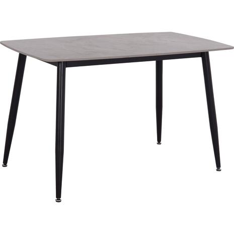 ΤΡΑΠΕΖΙ RAVEN HM9854.13 ΚΕΡΑΜΙΚΟ TOP ΓΚΡΙ ΜΑΡΜΑΡΟ-ΜΑΥΡΟ ΜΕΤΑΛΛΟ 120x70x73Υεκ.