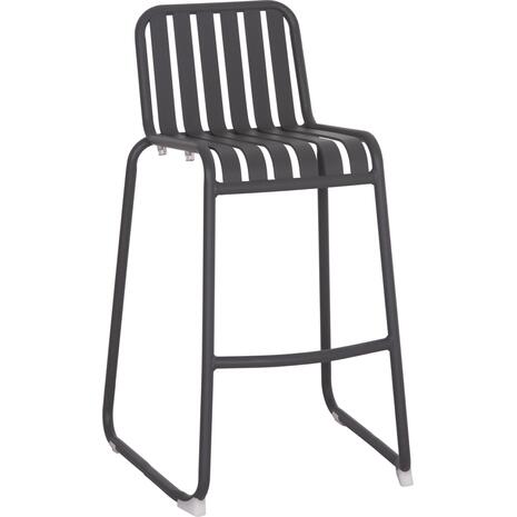 ΣΚΑΜΠΟ ΜΠΑΡ ΑΛΟΥΜΙΝΙΟΥ RACHEL HM6341.01 ΓΚΡΙ 47x56,5x98,5Υεκ.