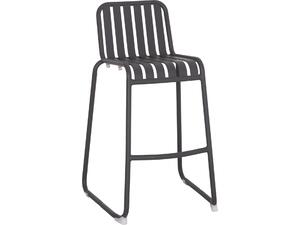 ΣΚΑΜΠΟ ΜΠΑΡ ΑΛΟΥΜΙΝΙΟΥ RACHEL HM6341.01 ΓΚΡΙ 47x56,5x98,5Υεκ.