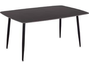 ΤΡΑΠΕΖΙ RAVEN HM18150.02 ΚΕΡΑΜΙΚΟ TOP ΜΕ ΟΨΗ ΜΑΥΡΟ ΜΑΡΜΑΡΟ 160x80x74Υεκ.