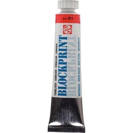 Μελάνι τυπώματος χαρακτικής Talens Blockprint σωληνάριο 20ml 311 Vermilion