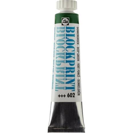 Μελάνι τυπώματος χαρακτικής Talens Blockprint σωληνάριο 20ml 502 Deep Green