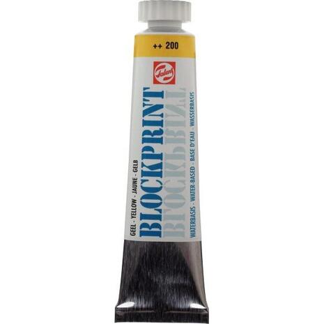 Μελάνι τυπώματος χαρακτικής Talens Blockprint σωληνάριο 20ml 200 Yellow