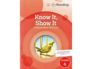 Into Reading Know it Show it Grade 6 (9781328453389)