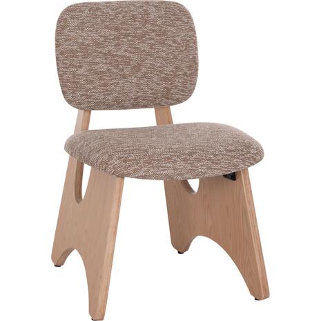 ΚΑΡΕΚΛΑ ΤΡΑΠΕΖΑΡΙΑΣ BELLISI HM18248.01 ΚΑΦΕ ΥΦΑΣΜΑ-PLYWOOD ΧΡΩΜΑ ΔΡΥΟΣ 53x56x78Υεκ. (σετ 2 τεμαχίων)