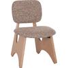 ΚΑΡΕΚΛΑ ΤΡΑΠΕΖΑΡΙΑΣ BELLISI HM18248.01 ΚΑΦΕ ΥΦΑΣΜΑ-PLYWOOD ΧΡΩΜΑ ΔΡΥΟΣ 53x56x78Υεκ. (σετ 2 τεμαχίων)