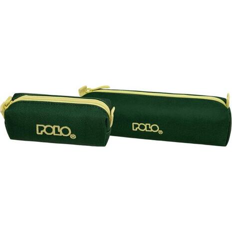 Κασετίνα βαρελάκι Polo Wallet IV Green/Yellow (937006-6271)