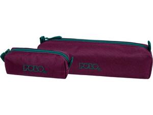 Κασετίνα βαρελάκι Polo Wallet IV Bordeaux/Kaitoke Green (937006-3364)