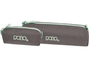 Κασετίνα βαρελάκι Polo Wallet IV Ash/Turquoise (937006-2759)