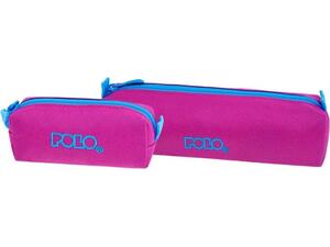 Κασετίνα βαρελάκι Polo Wallet IV Fuchia/Cyan (937006-4456)