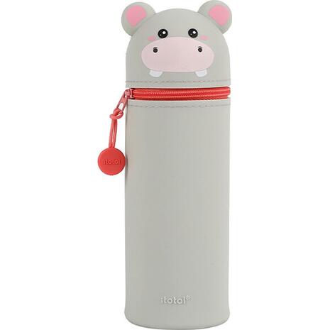 Κασετίνα σιλικόνης Cute Animals  i-Total XL2482E Hippo