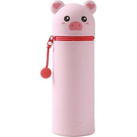 Κασετίνα σιλικόνης Cute Animals  i-Total XL2486 Pig
