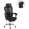 ΚΑΡΕΚΛΑ ΓΡΑΦΕΙΟΥ BARNET HM18258.01 ΜΑΥΡΟ MESH-ΜΑΥΡΟΣ ΣΚΕΛΕΤΟΣ NYLON 61x62x123Υ