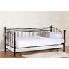 MARIN Set: Daybed με Στρώμα 90x190 + Βοηθητικό Κρεβάτι με Στρώμα 85x185 Μέταλλο Μαύρο (Ε8043,1S)