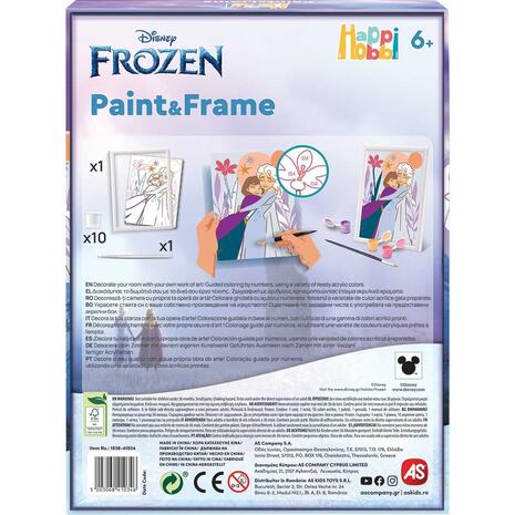 Happihobbi Paint & Frame Paint By Numbers Disney Frozen (1038-41034)
