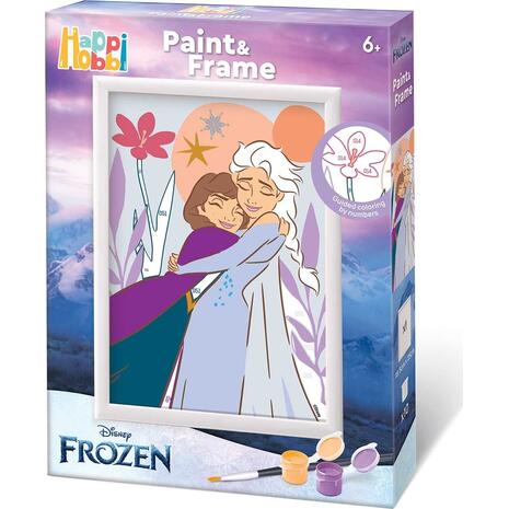 Happihobbi Paint & Frame Paint By Numbers Disney Frozen (1038-41034)