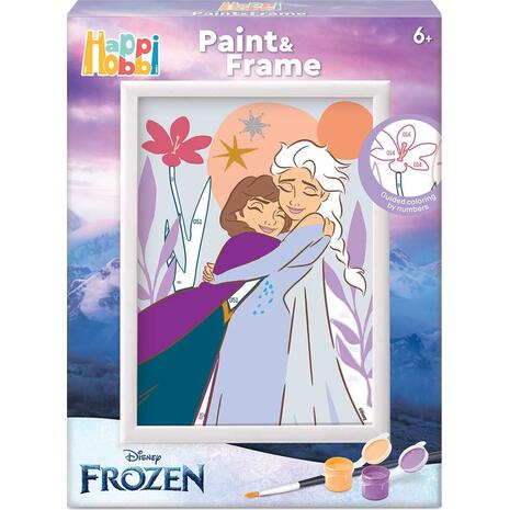 Happihobbi Paint & Frame Paint By Numbers Disney Frozen (1038-41034)
