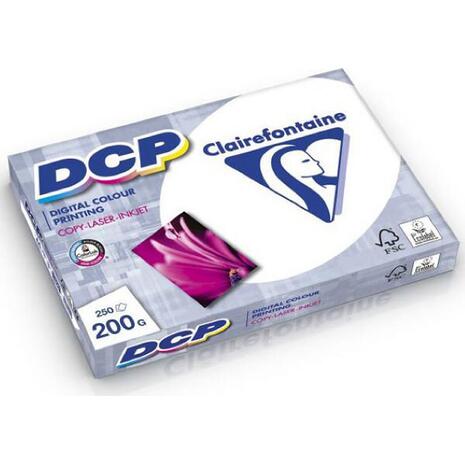 Χαρτί εκτύπωσης DCP Clairefontaine A4 200gr Glossy Λευκό (δεσμίδα 250 φύλλων)
